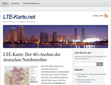 Tablet Screenshot of lte-karte.net